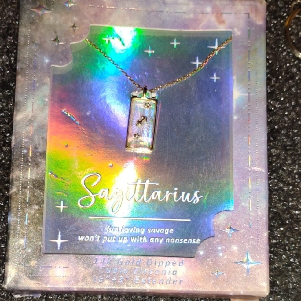 Sagittarius Gold Dipped Necklace